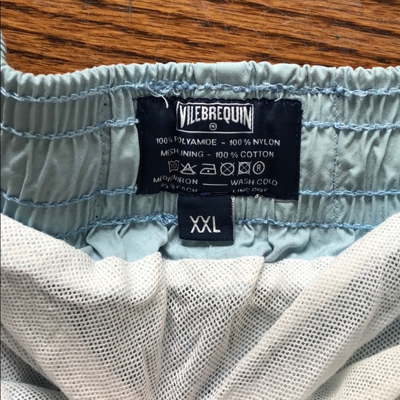 VILEBREQUIN men’s bathingsuit in AQUA - Picture 3 of 4